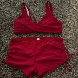 Red Bikini Set